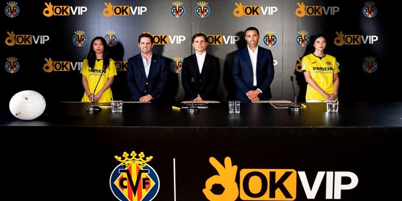 Họp báo hợp tác CLB Villarreal cùng OKVIP
