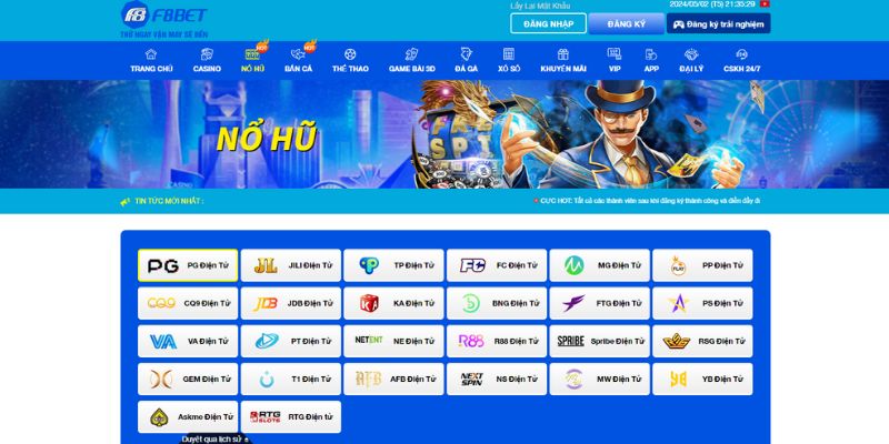 Nổ Hũ F8bet | Thế giới đổi thưởng, làm giàu nhanh chóng