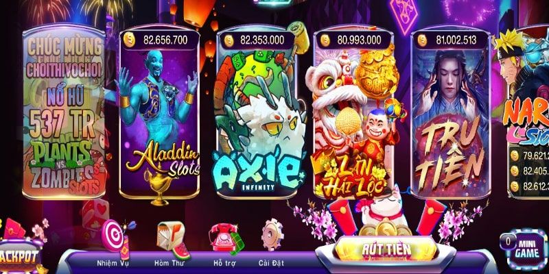 Nhà cái luôn cung cấp những tựa game giải trí “hot” nhất trên thị trường cá cược