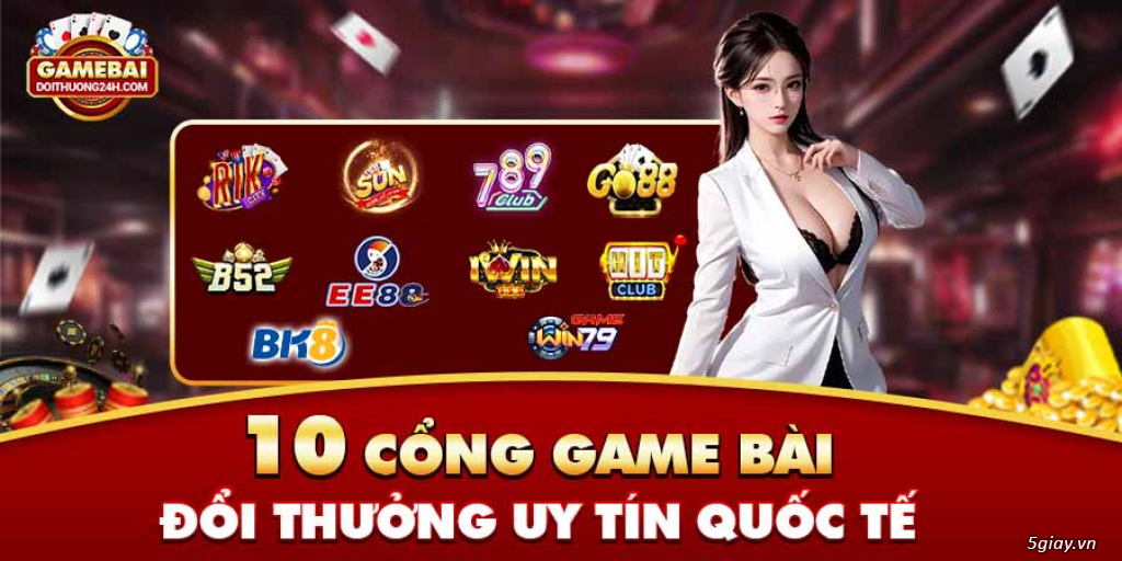 Top 5 game bài uy tín, đáng chơi nhất hiện nay tại việt nam