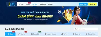 Trò chơi - Sảnh game tổng hợp tại 8LIVE