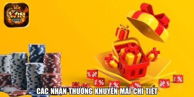 Các nhận thưởng khuyến mãi chi tiết