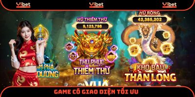 Giao diện tối ưu game bắn cá xèng